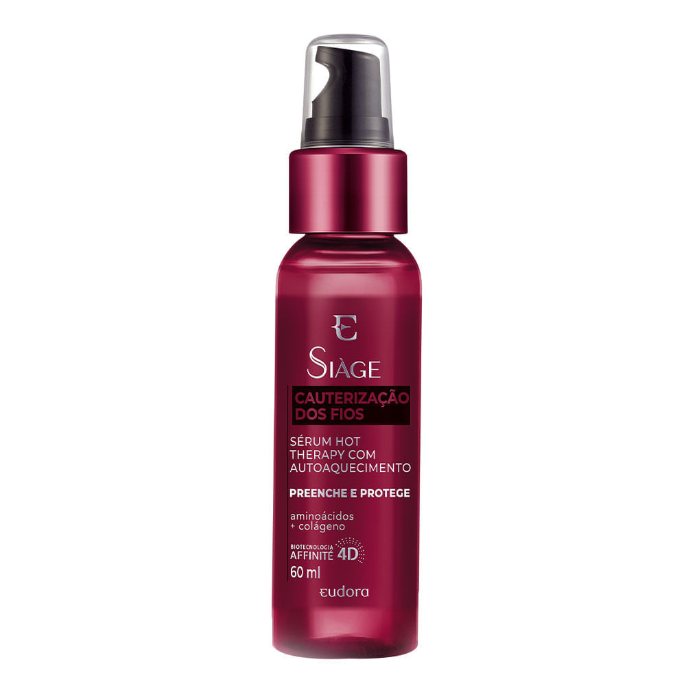 Sérum Cauterização Dos Fios Hot Therapy Siáge Eudora 60ml