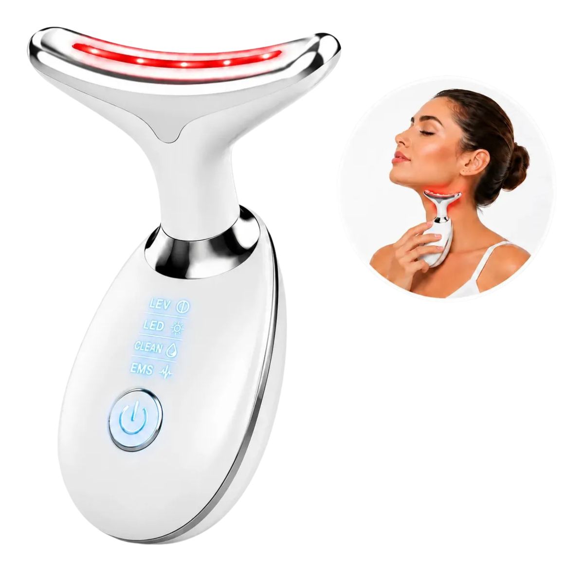 Aparelho Massageador Facial Papada Antirrugas Lifting