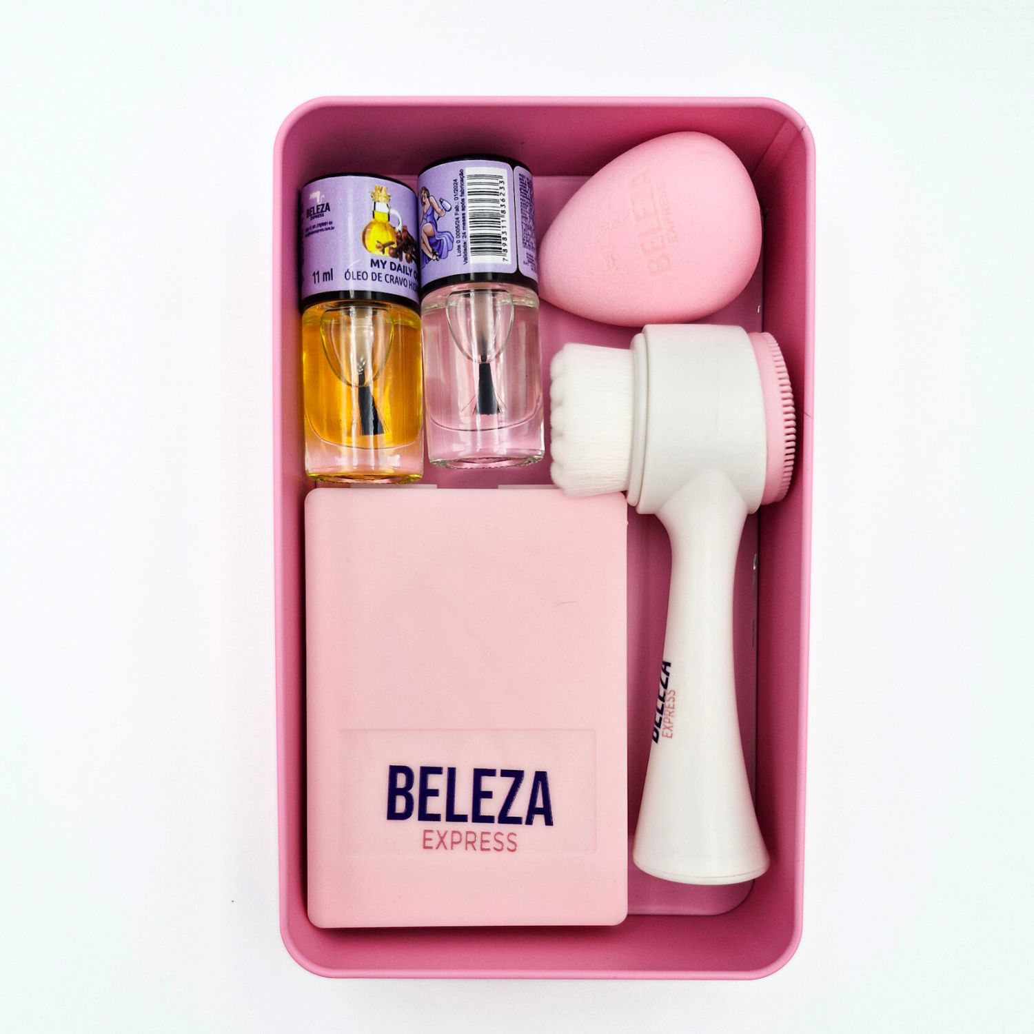 Kit Presente Lata De Acessórios De Skincare P Beleza Express