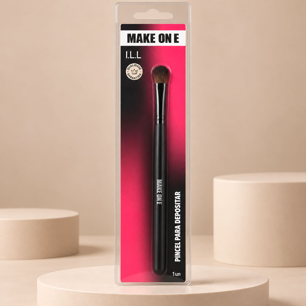 Pincel Para Depositar Sombra Make One Illumina Black MK2923