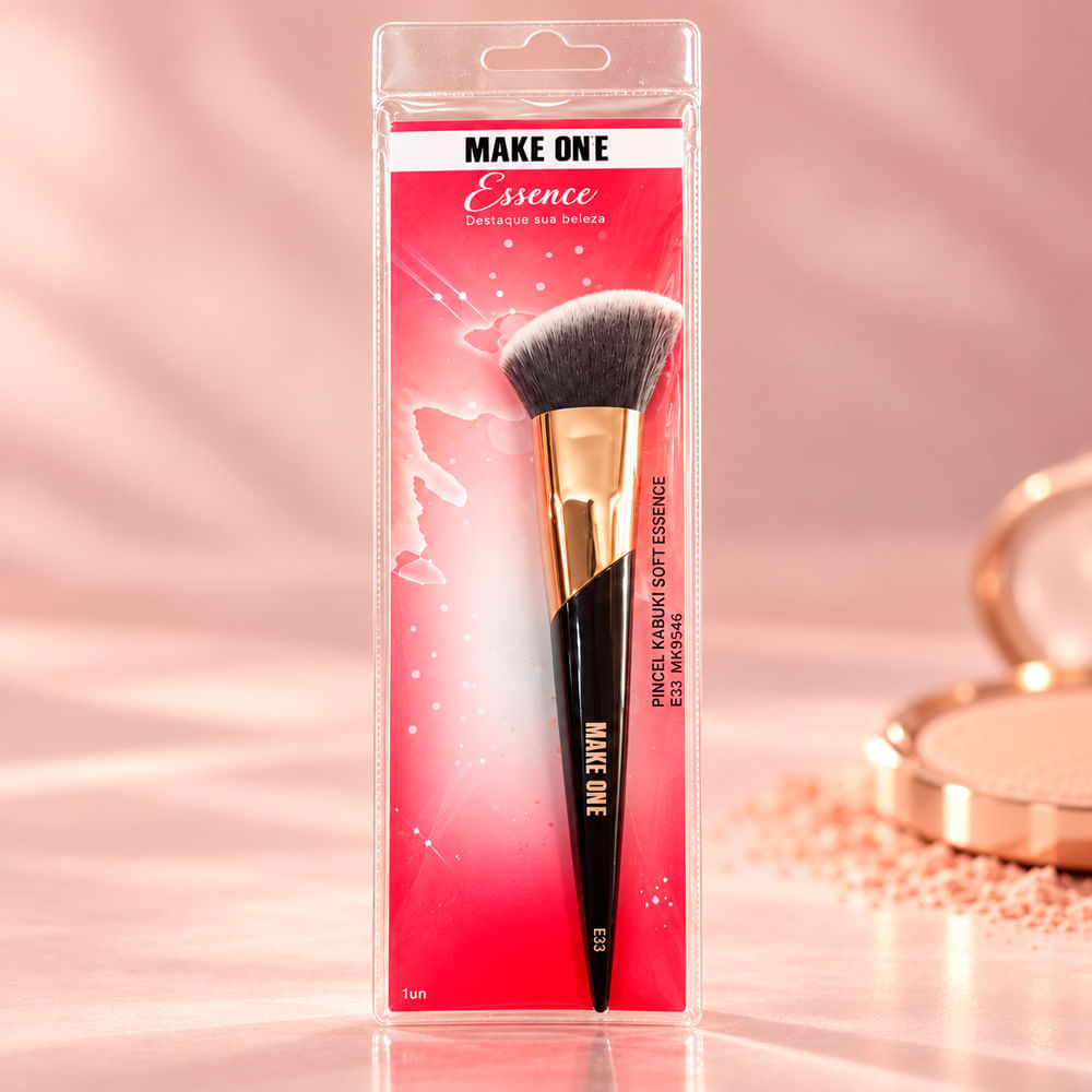 Pincel Para Base E Corretivo Make One Essence Kabuki Soft E33 MK9546