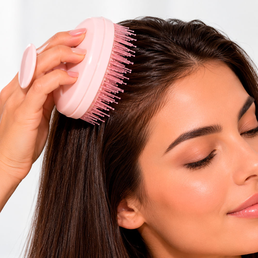 Escova Desembaraçante e Massageadora 2 em 1 Make One MK2831