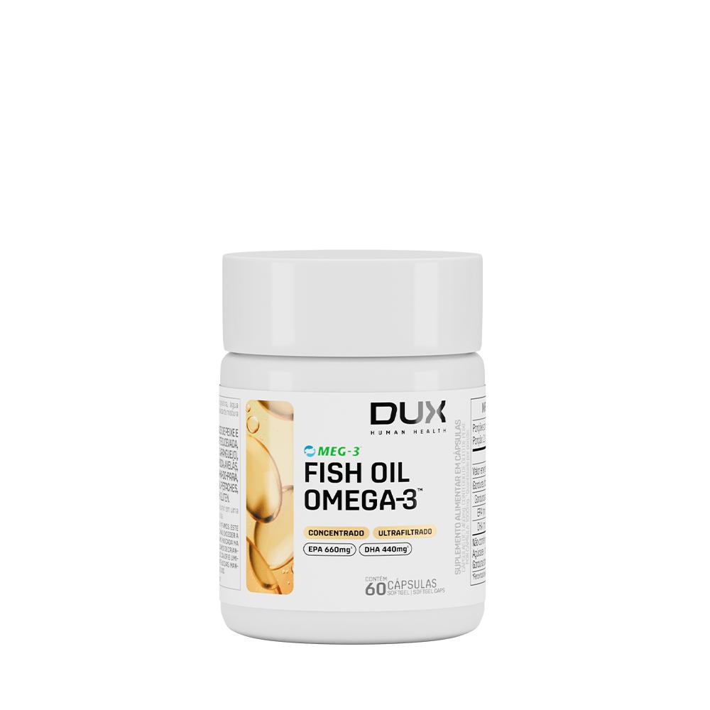 Ômega-3 Fish Oil Dux Company 60 Cápsulas Sem Sabor