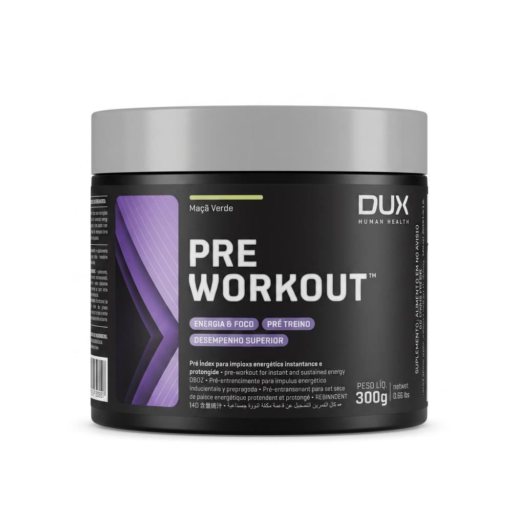 Pré-Treino Original DUX Company 300g Maçã Verde