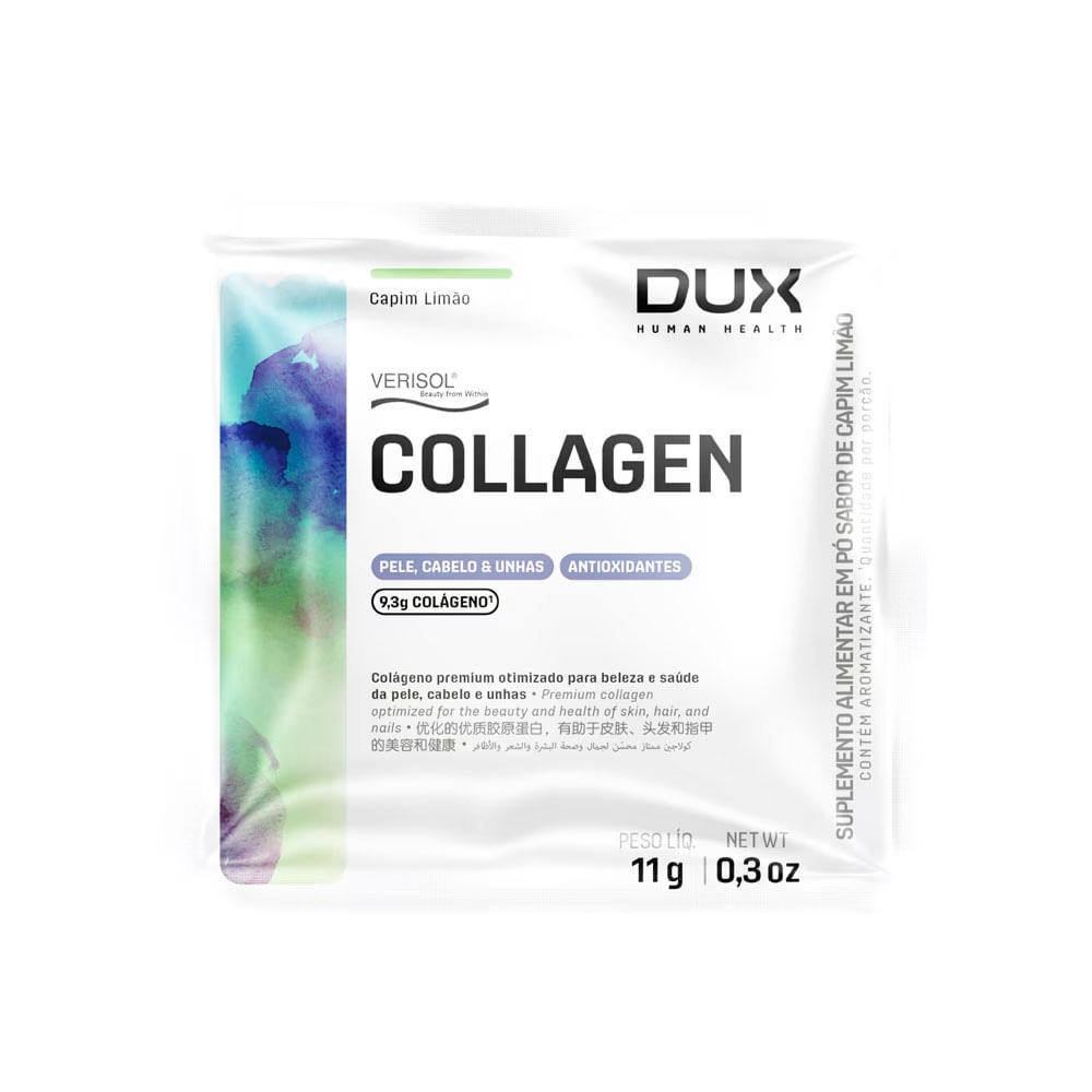 Sachê Collagen Skin Care Dux Company 11g Capim Limão
