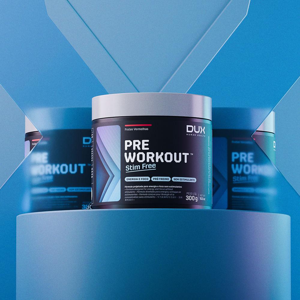 Pré-Treino Original Stim Free DUX Company 300g Maçã Verde