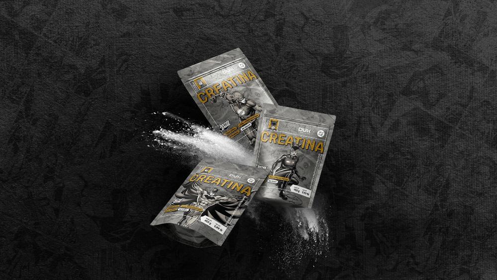 Creatina Monohidratada Batman DC DUX Company 450g Sem Sabor
