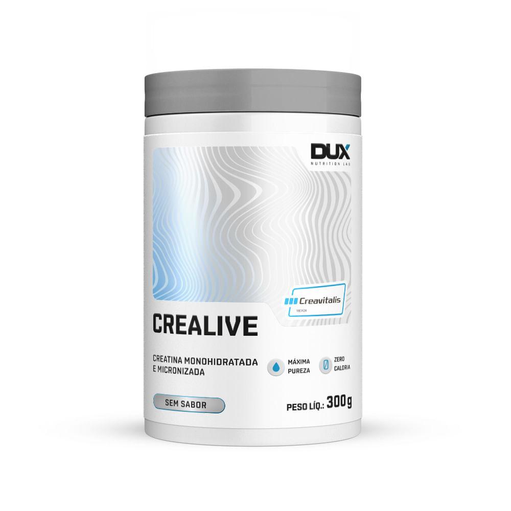 Creatina CreaLive Creavitalis DUX Company 300g Sem Sabor