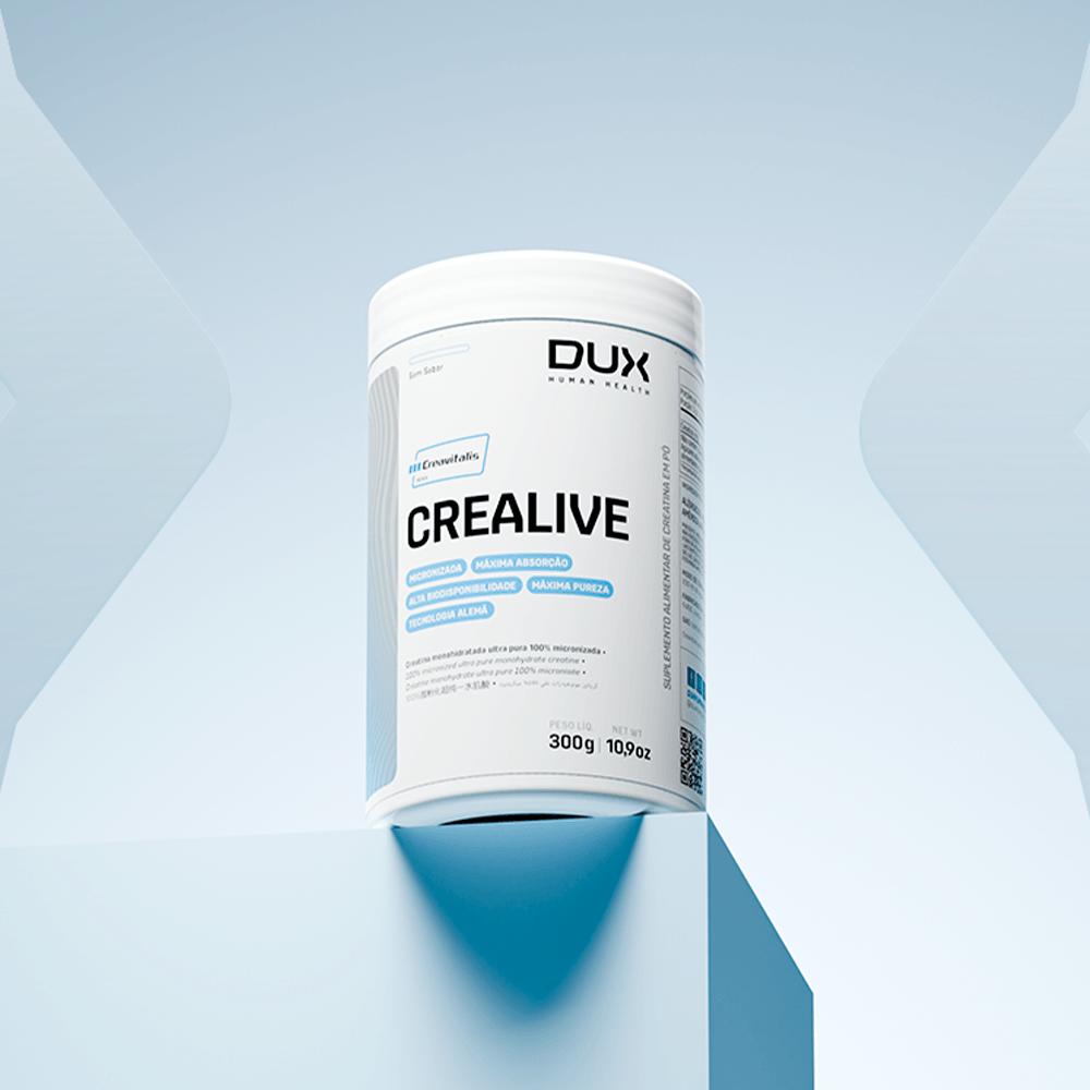 Creatina CreaLive Creavitalis DUX Company 300g Sem Sabor