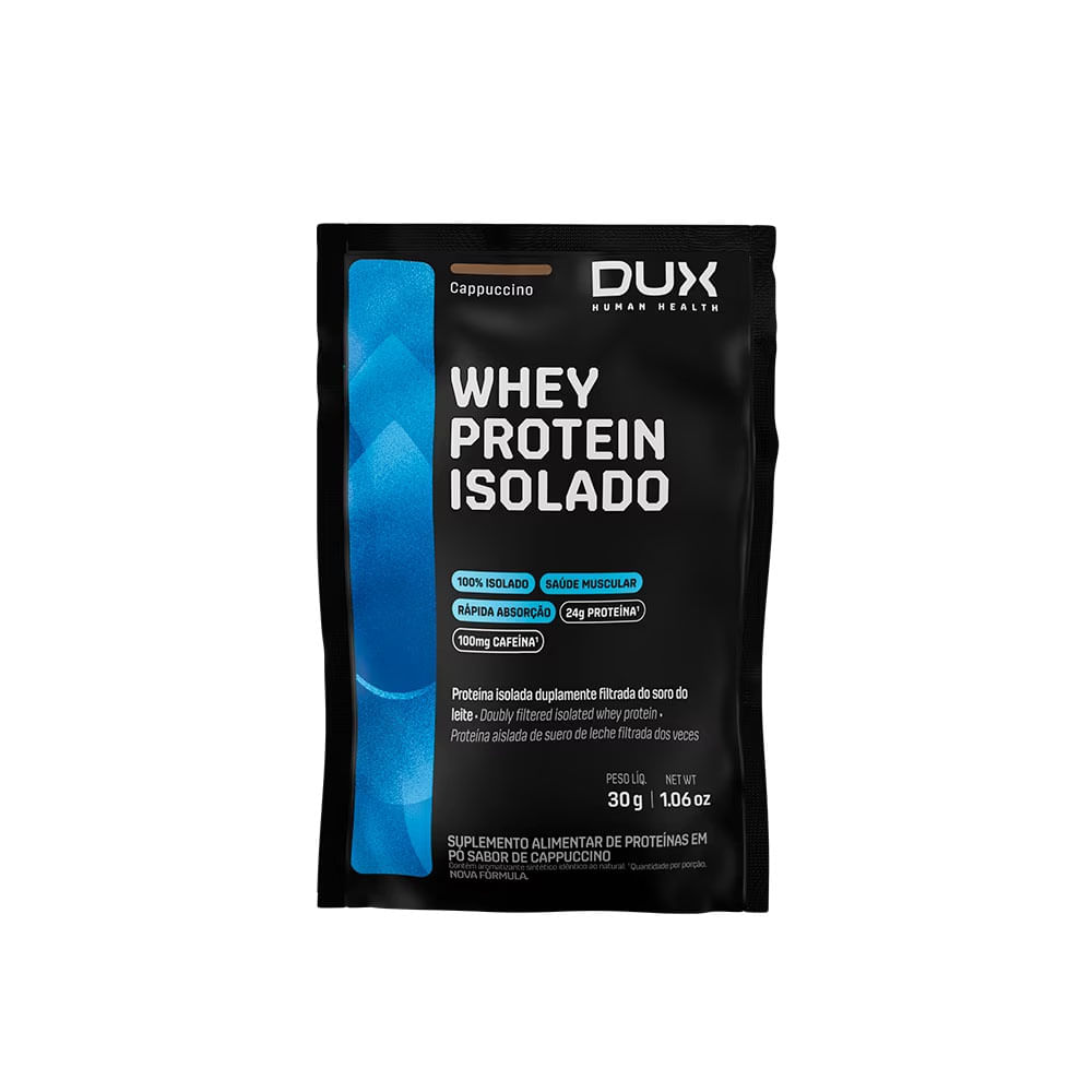 Sachê Whey Protein Isolado Dux Company 30g Cappuccino