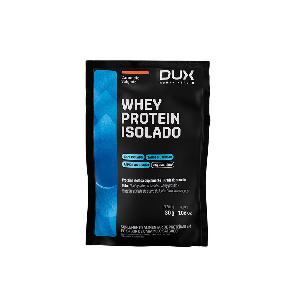 Sachê Whey Protein Isolado DUX Company 30g Caramelo Salgado