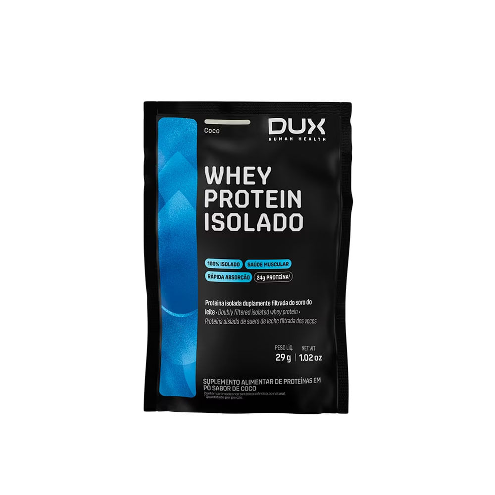 Sachê Whey Protein Isolado DUX Company 30g Coco