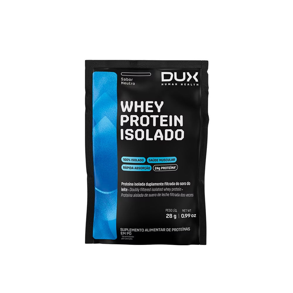 Sachê Whey Protein Isolado Dux Company 30g Neutro