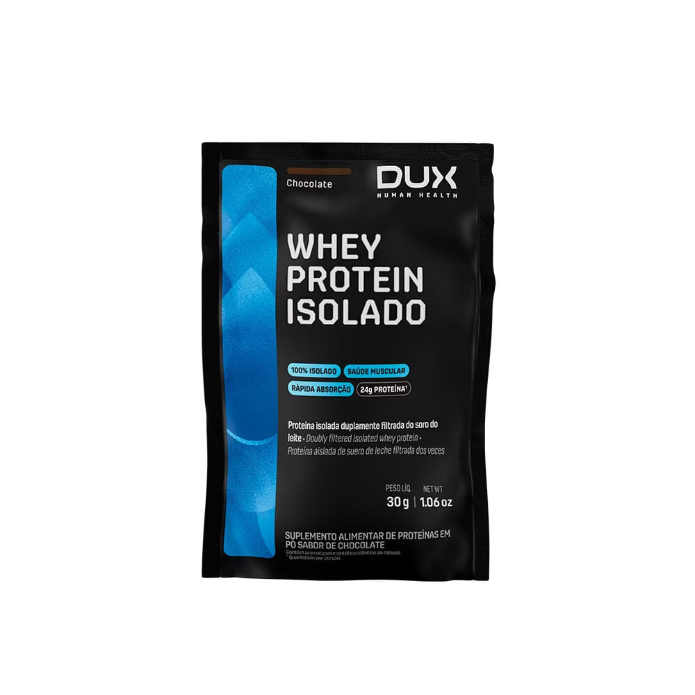 Sachê Whey Protein Isolado Dux Company 30g Chocolate