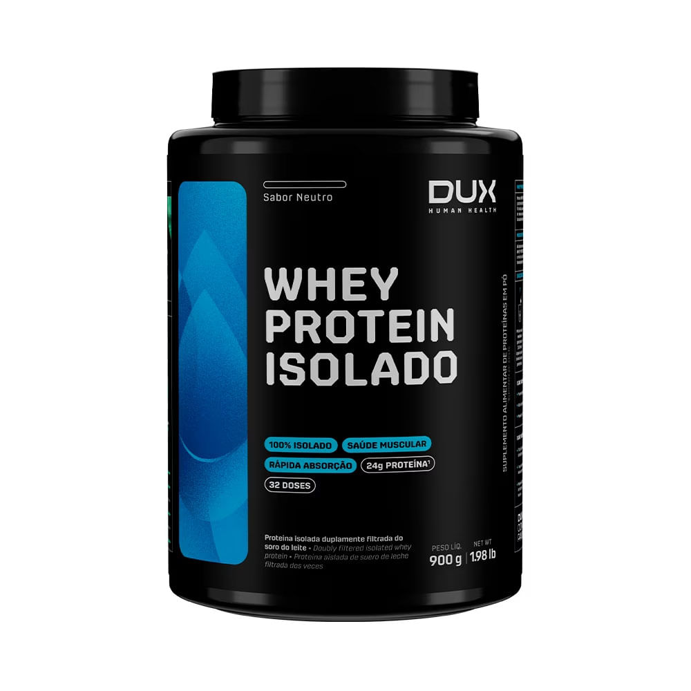 Whey Protein Isolado DUX Company 900g Sabor Neutro