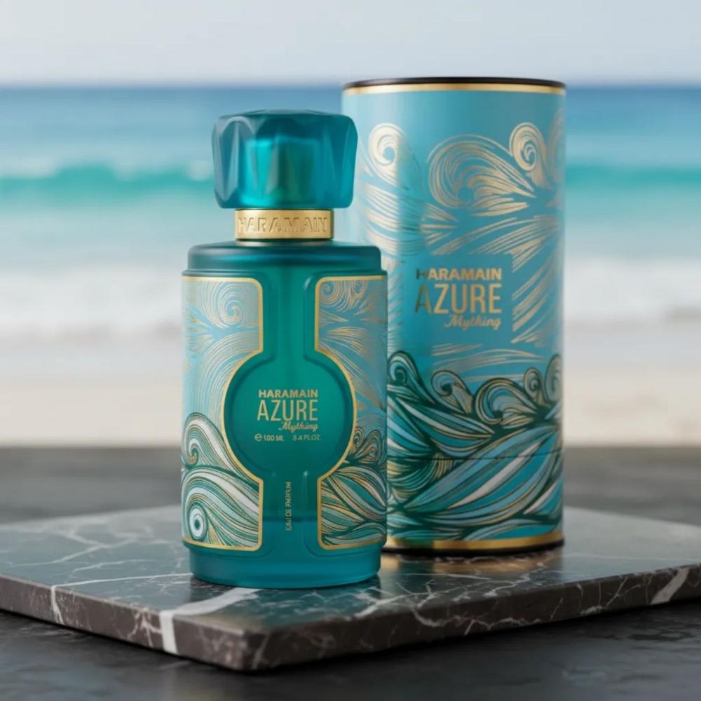 Perfume Árabe Masculino Al Haramain Azure Mythique Eau De Parfum 100ml