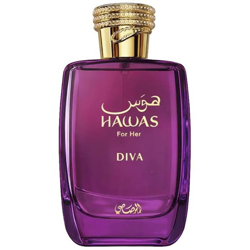 Perfume Árabe Feminino Hawas Diva Rasasi Eau De Parfum 100ml