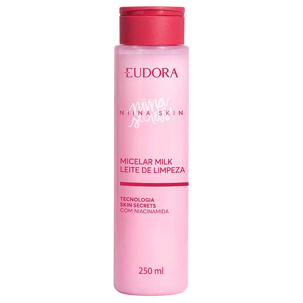 Leite De Limpeza Facial Skin Micelar Milk Niina Secrets By Eudora Niina 250ml