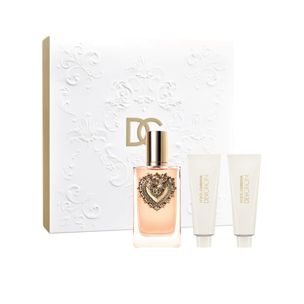Kit Dolce&Gabbana Devotion Perfume Eau de Parfum 100ml + Shower Gel 50ml + Body lotion 50ml