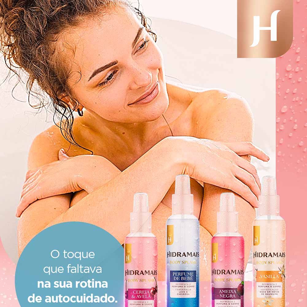 Body Splash Perfume de Bebê Hidramais 190ml