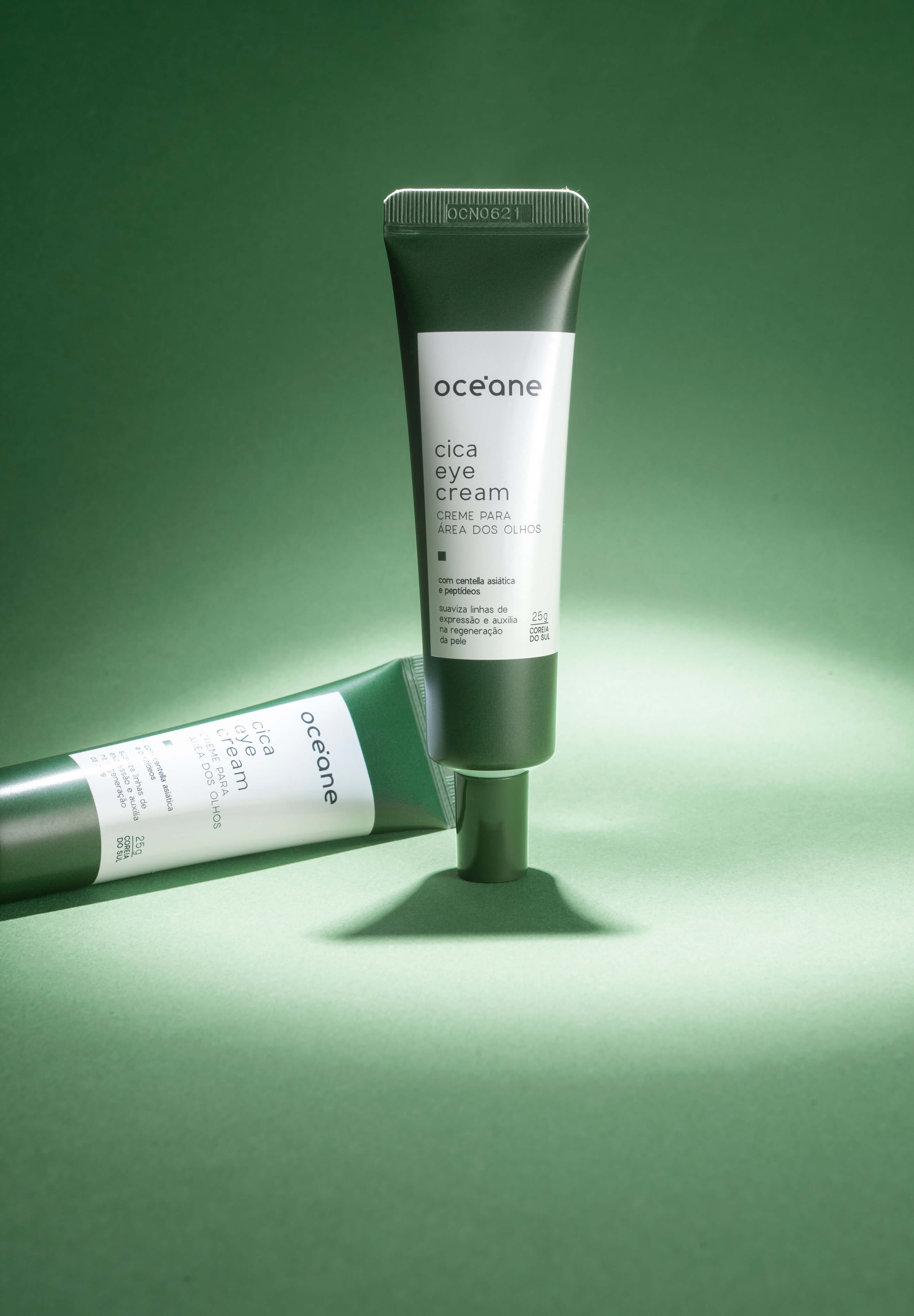 Kit Cica Cleanser Oceane Creme para Área Dos Olhos 25g + Creme de Limpeza Facial Cica 100ml