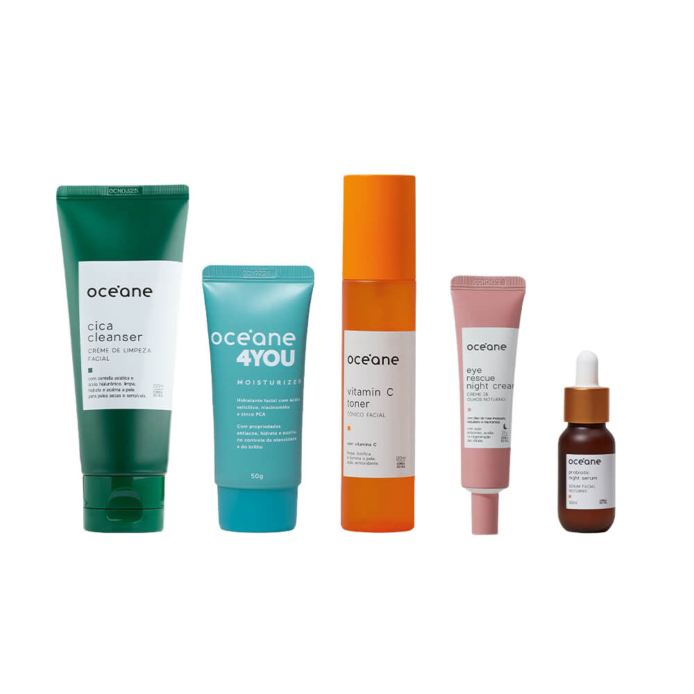 Kit Renovação Noturna Completa Da Pele Oceane