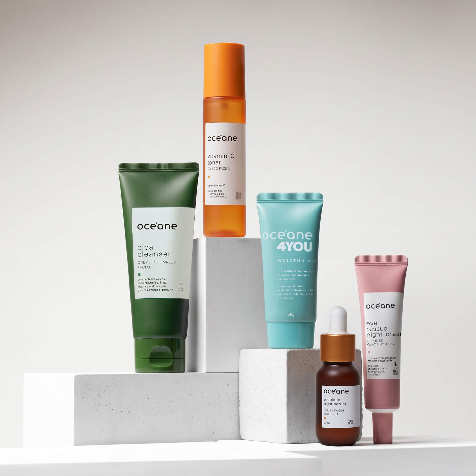 Kit Renovação Noturna Completa da Pele Oceane