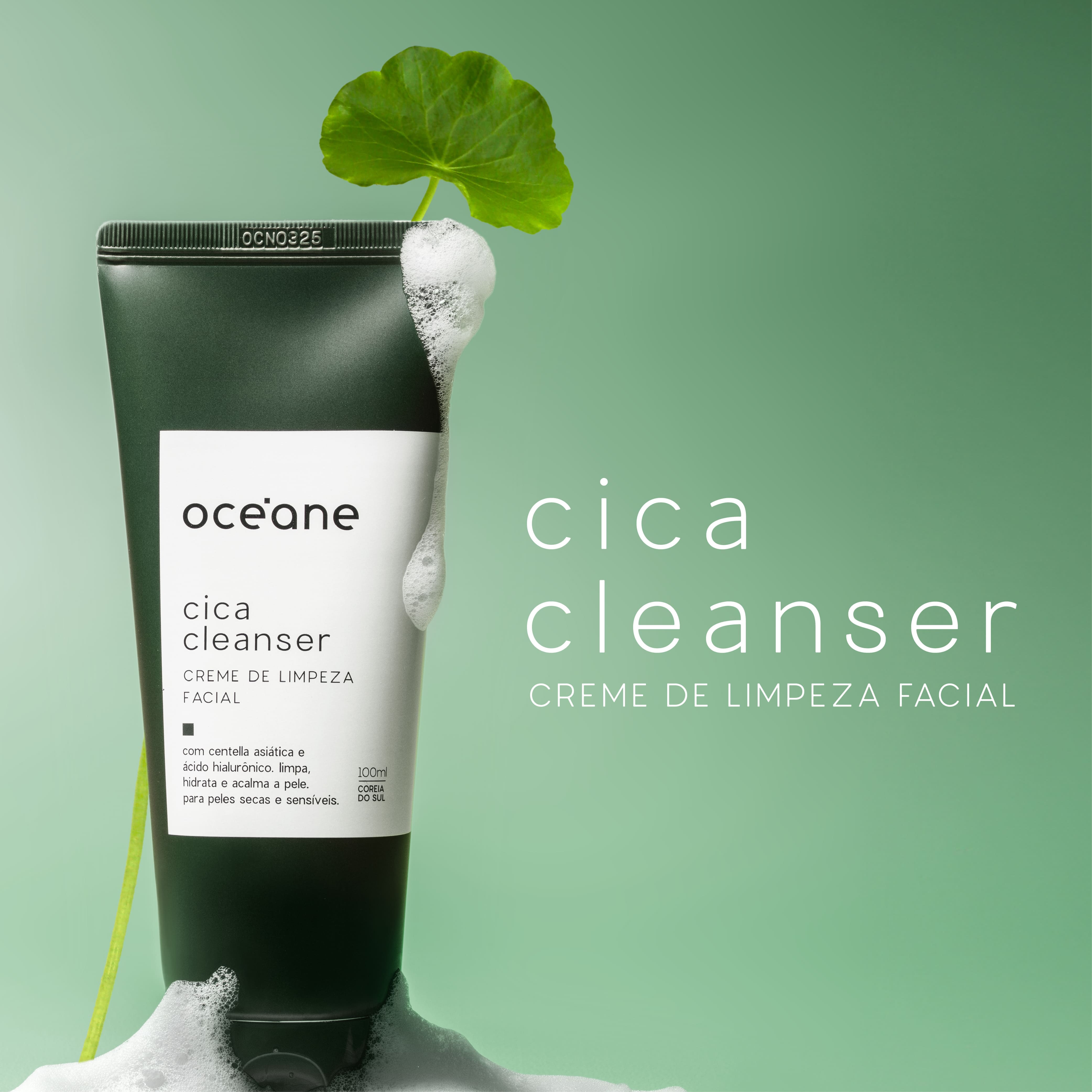 Kit Cica Oceane Creme de Limpeza Facial 100ml + Creme Facial Noturno 50g