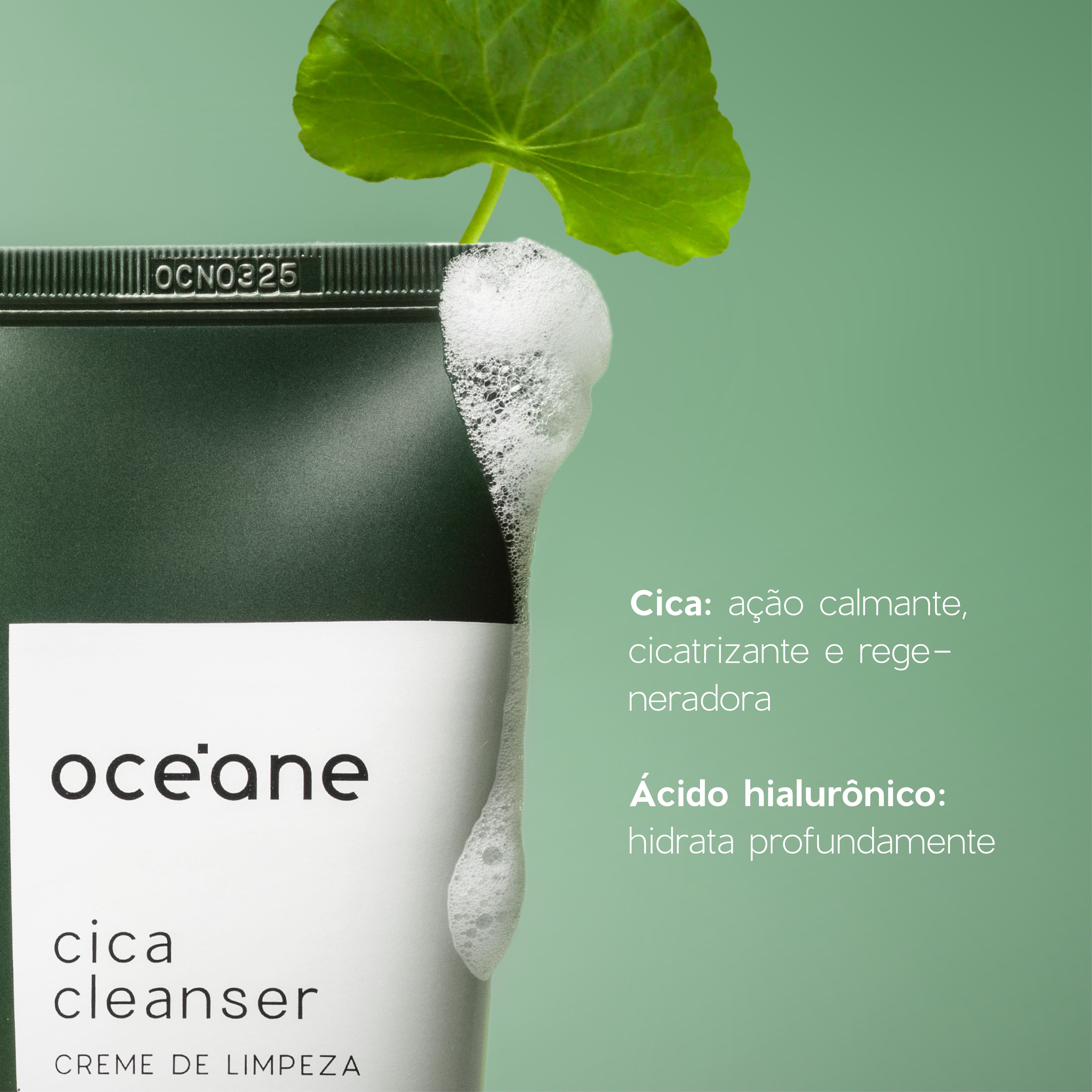 Kit Cica Oceane Creme de Limpeza Facial 100ml + Creme Facial Noturno 50g