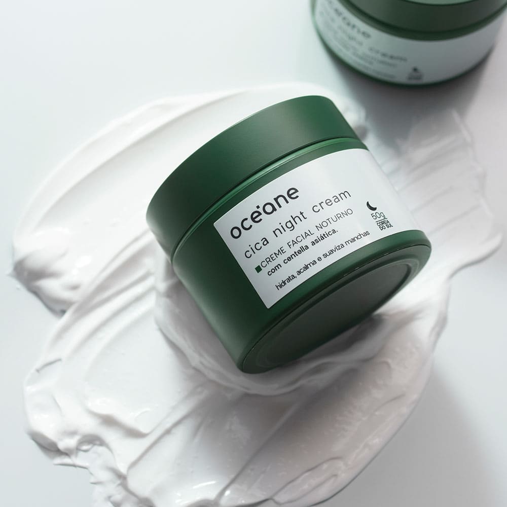 Kit Cica Oceane Creme de Limpeza Facial 100ml + Creme Facial Noturno 50g