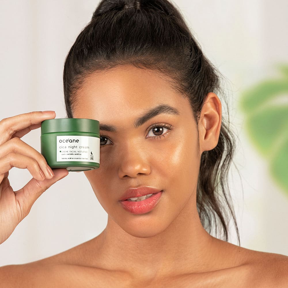 Kit Cica Oceane Creme de Limpeza Facial 100ml + Creme Facial Noturno 50g