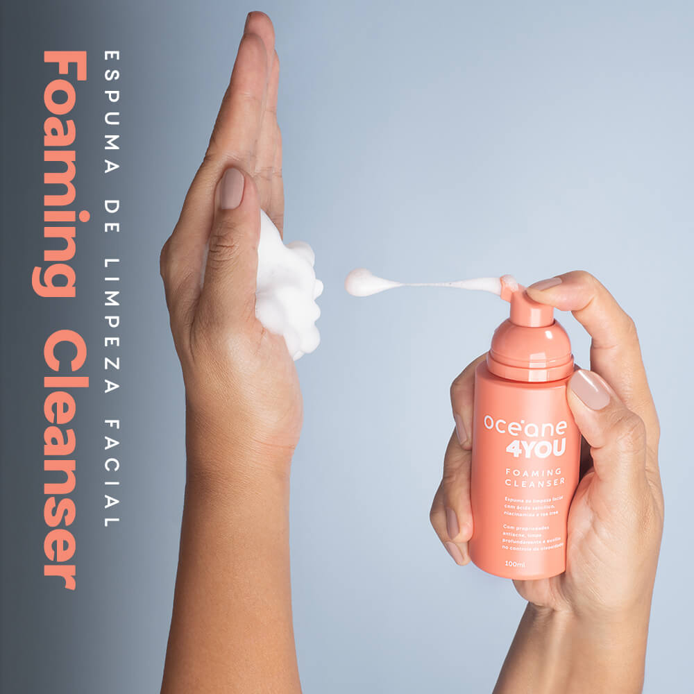 Kit 4you Oceane Espuma Facial 100ml + Hidratante Facial 50g