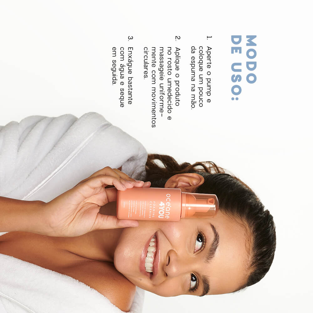 Kit 4you Oceane Espuma Facial 100ml + Hidratante Facial 50g
