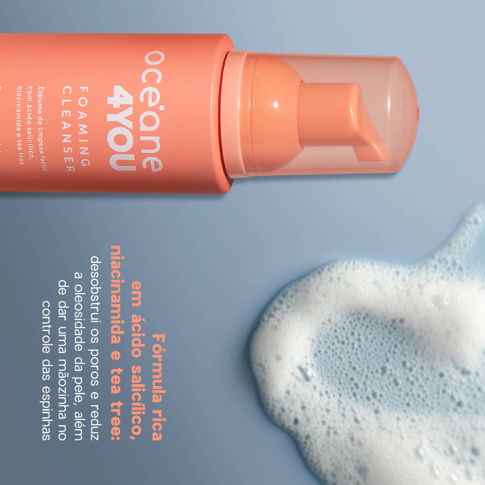 Kit 4you Oceane Espuma Facial 100ml + Hidratante Facial 50g