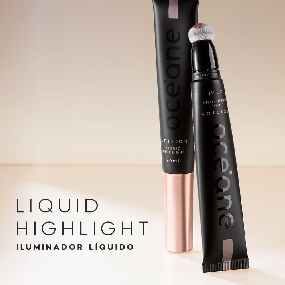Iluminador Líquido Liquid Highlight Reveal Edition Océane 20ml Rosê