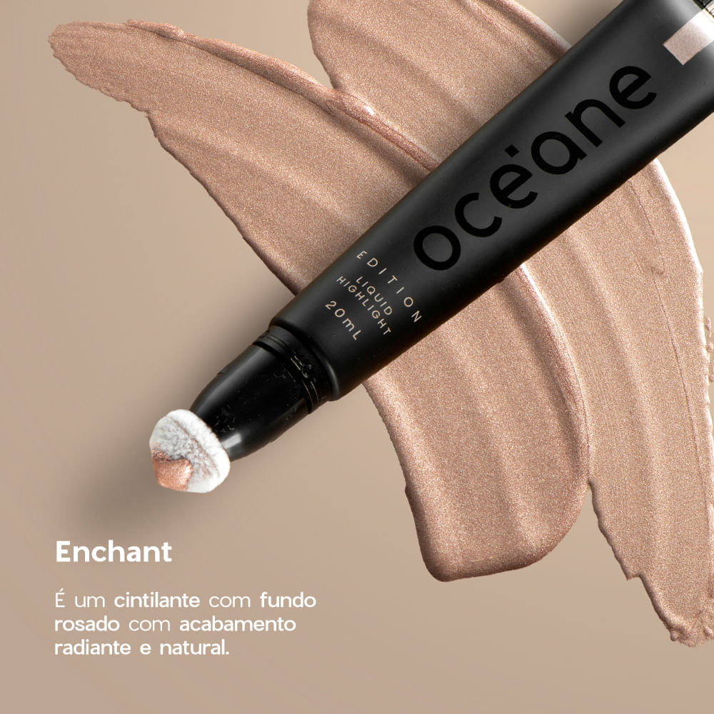 Iluminador Líquido Liquid Highlight Reveal Edition Océane 20ml Rosê