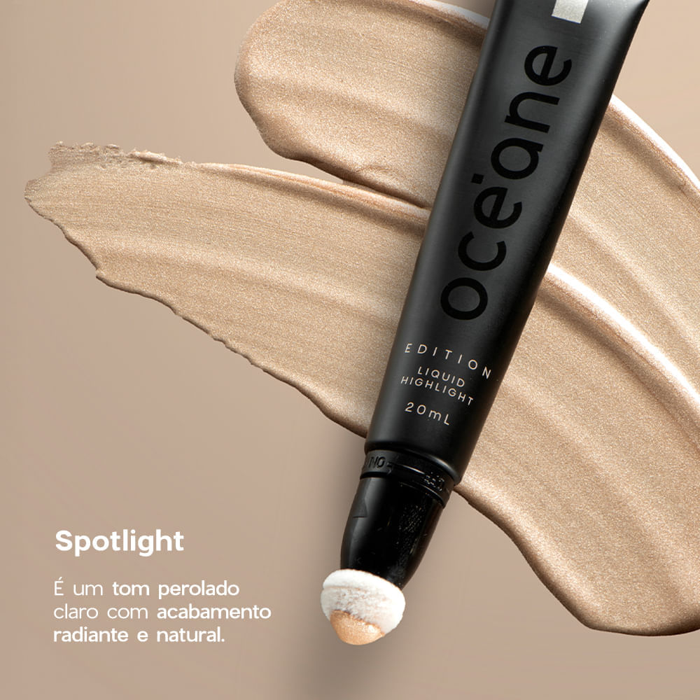 Iluminador Líquido Liquid Highlight Spotlight Edition Océane 20ml Perolado