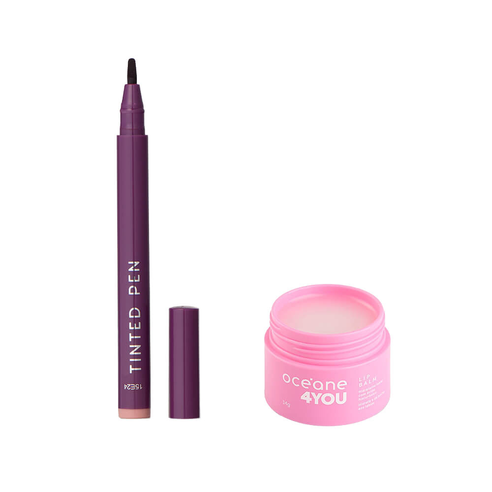 Kit Océane Hidratante Labial + Caneta Batom Nude