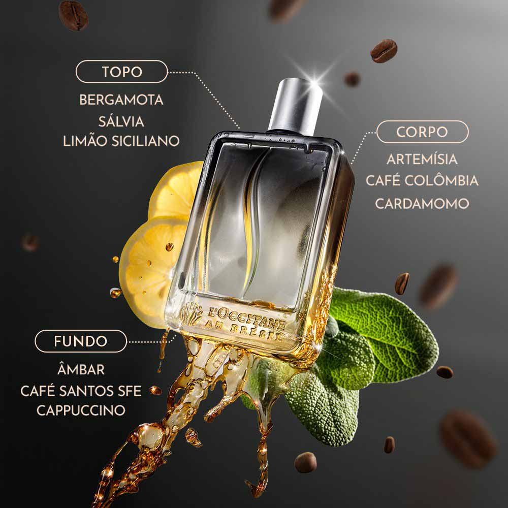 Perfume Masculino Café Espresso L'Occitane au Brésil Eau De Parfum 90ml
