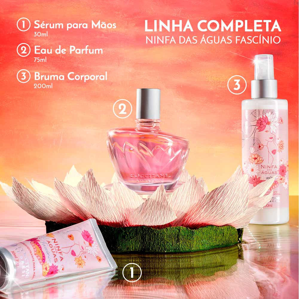 Perfume Feminino Ninfa Das Águas Fascínio L'Occitane au Brésil Eau de Parfum 75ml