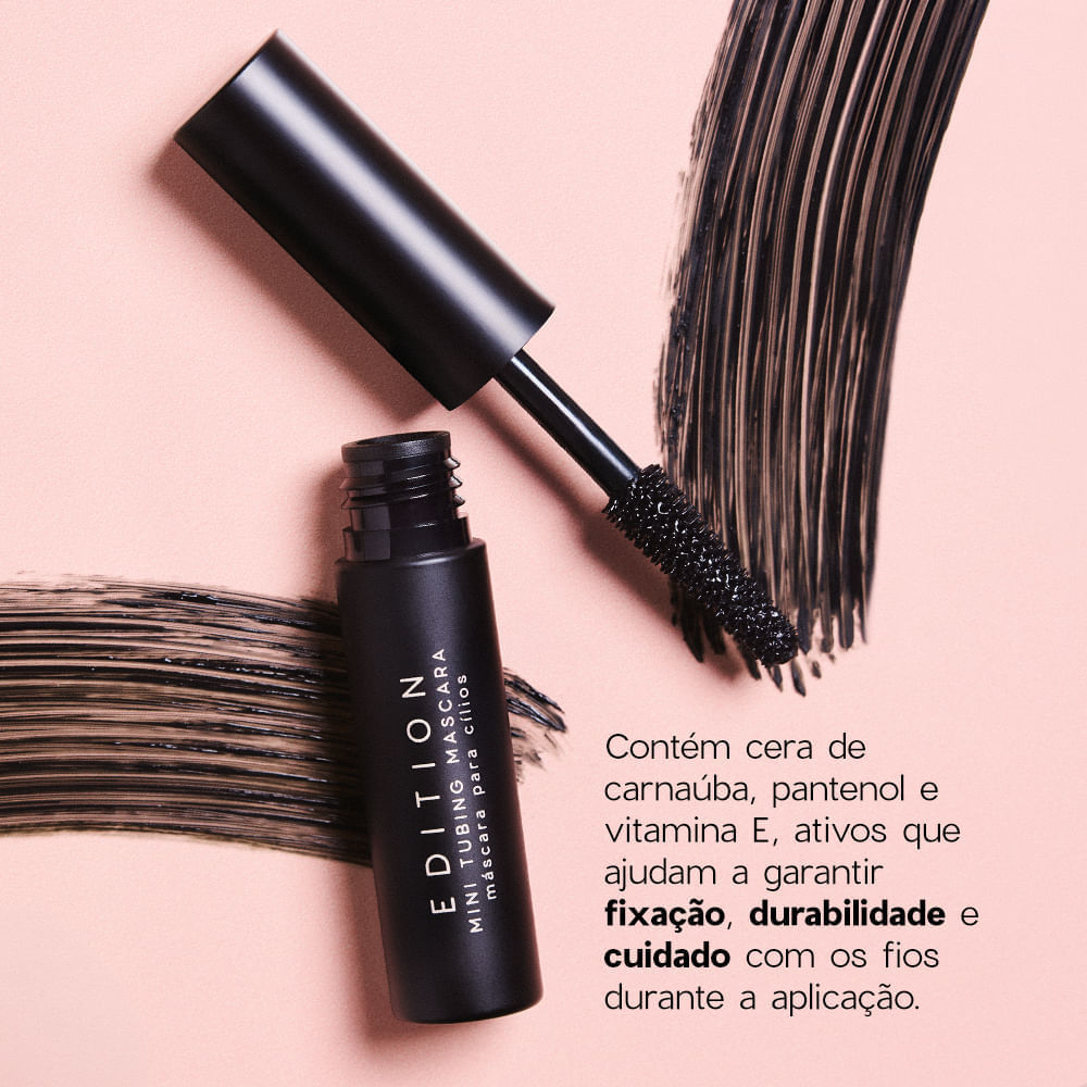 Kit Oceane Mini Máscara de Cílios + Mini Blush Cremoso Caramelo