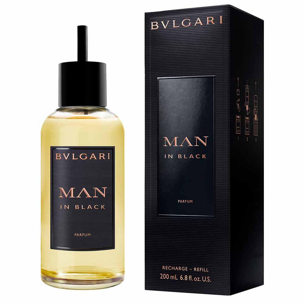 Perfume Masculino Man In Black Bvlgari Parfum 200ml