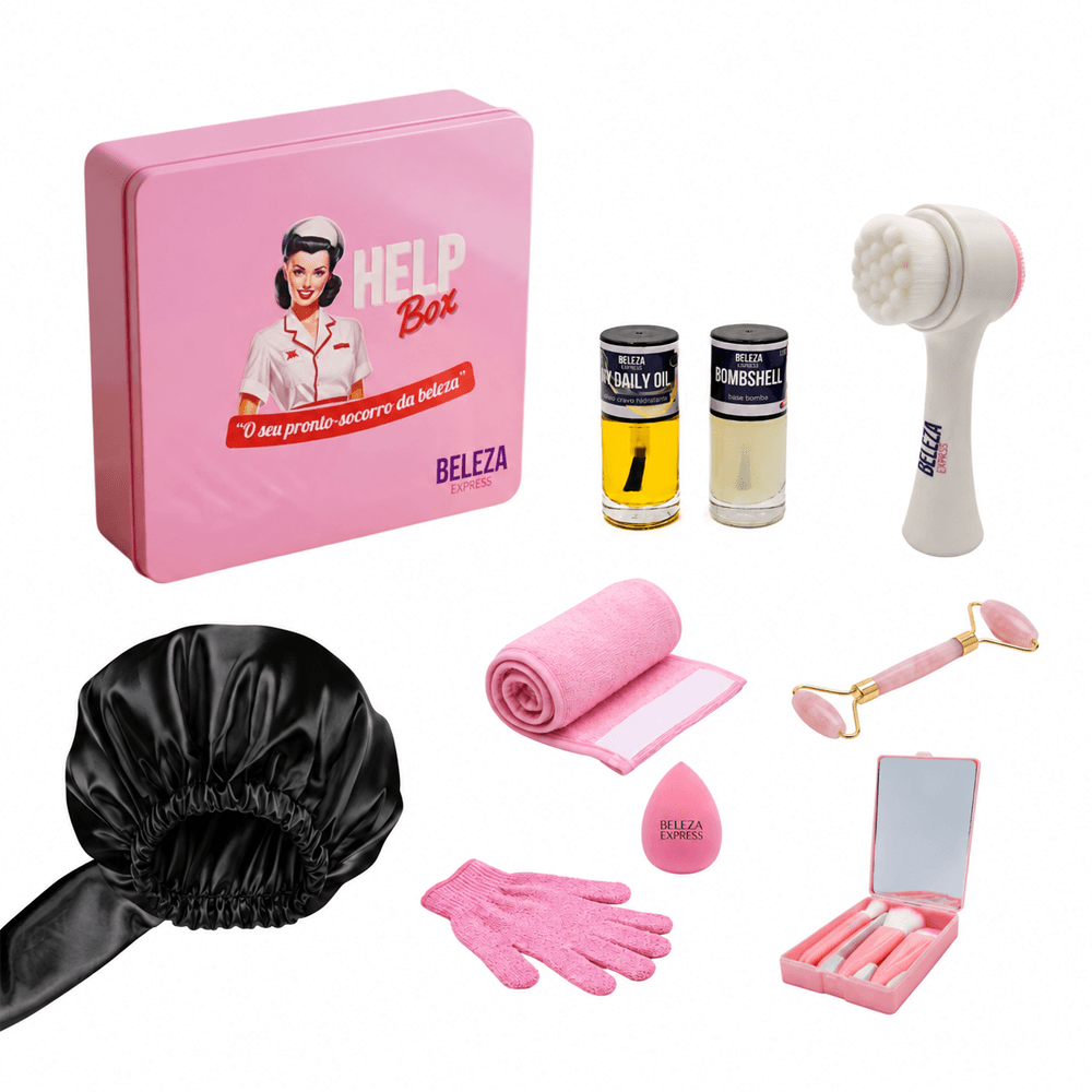 Kit Presente Lata Com Acessórios De Skincare Beleza Express