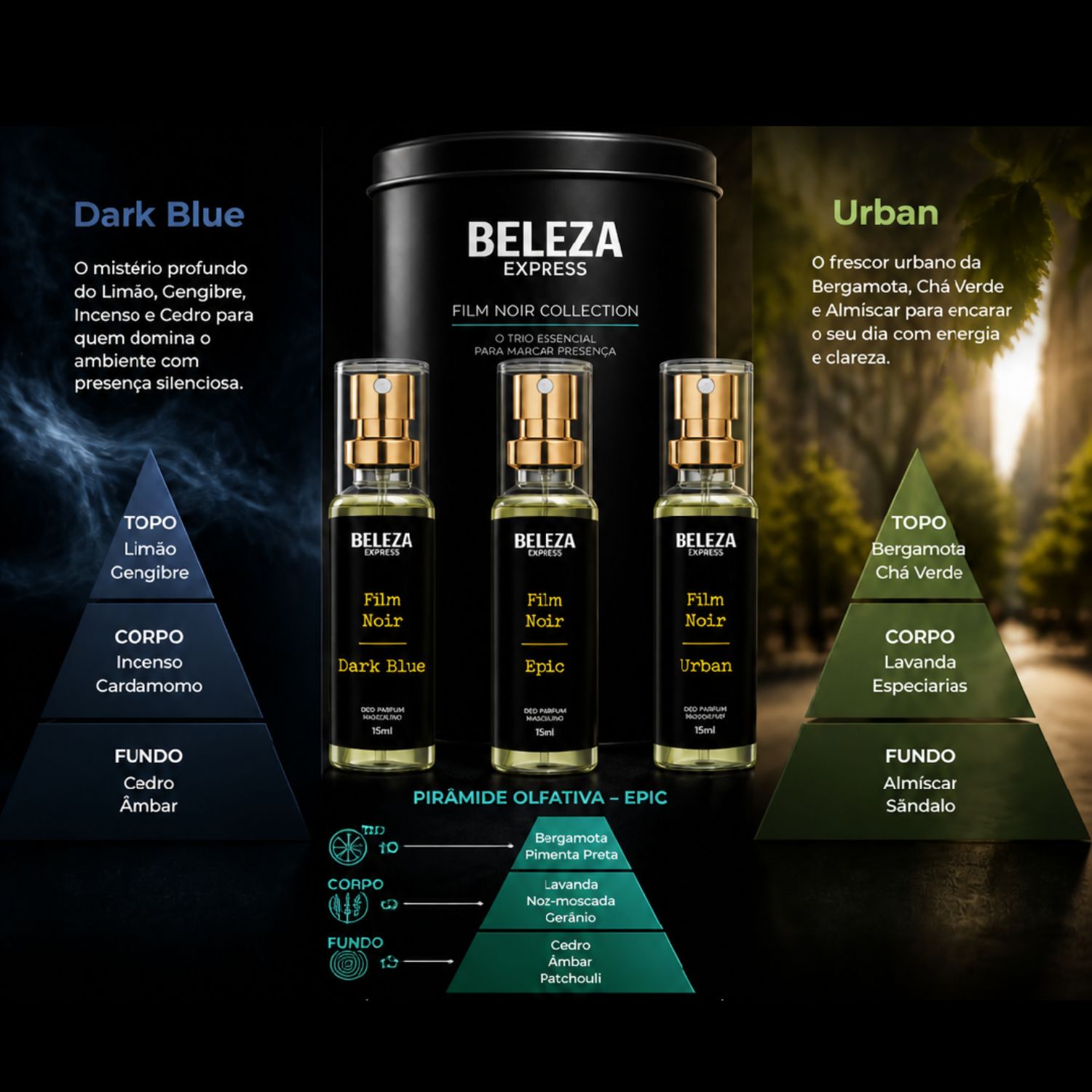 Kit Beleza Express Presente Pais Namorados Com Perfume e Máquina de Cabelo