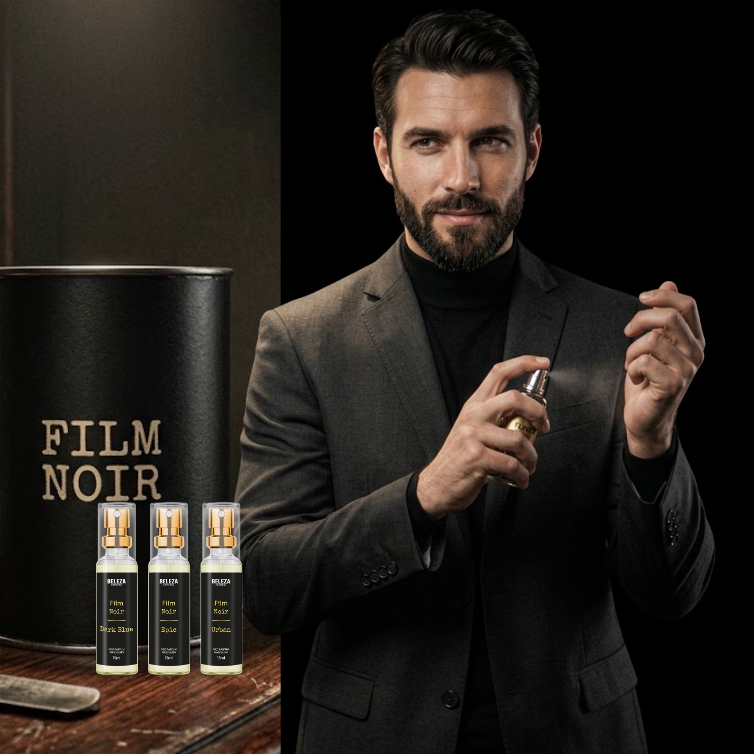 Kit Beleza Express Presente Pais Namorados Com Perfume e Máquina de Cabelo