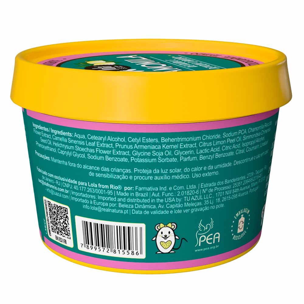 Máscara Restauradora Rio Camomila Lola From Rio 100g
