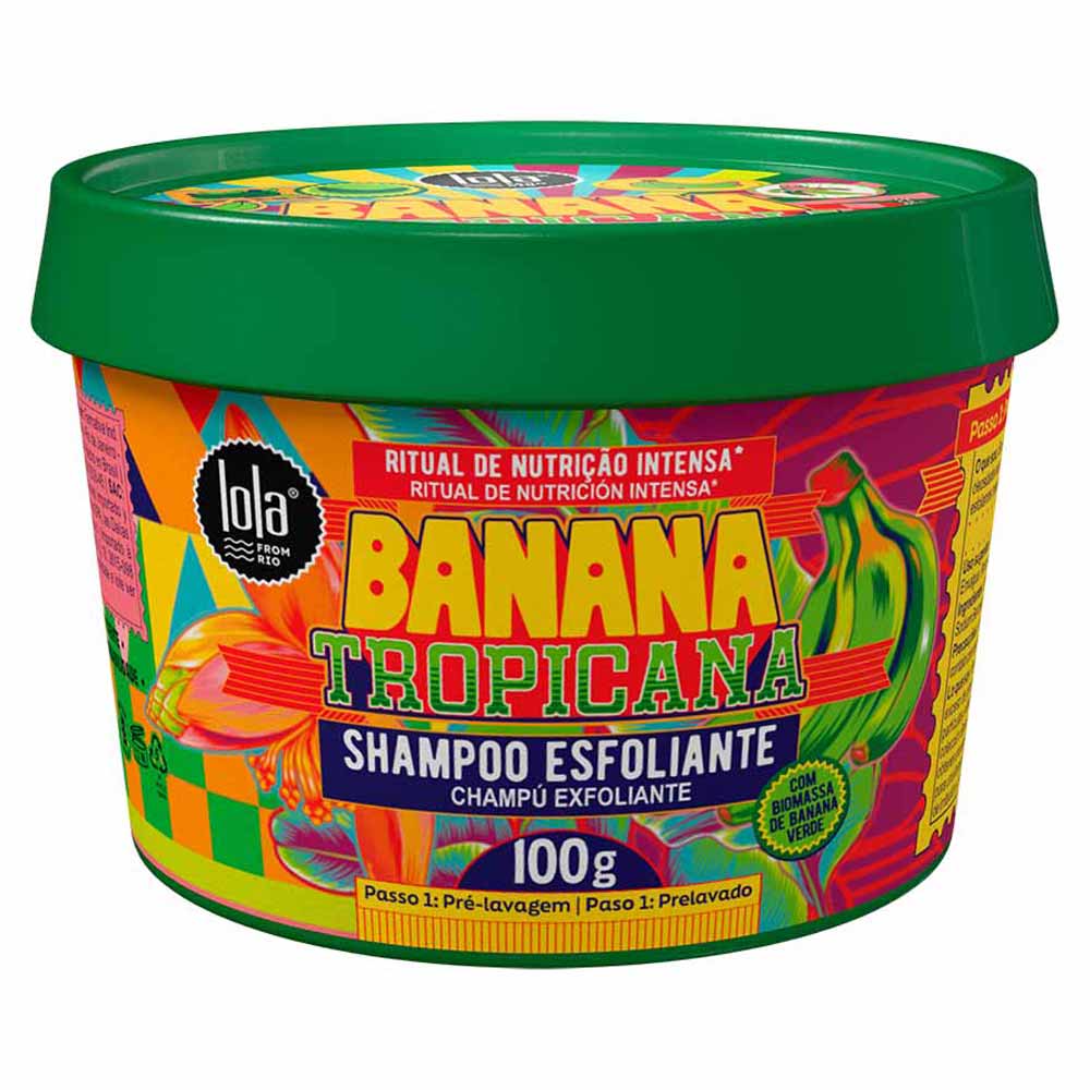 Shampoo Esfoliante Banana Tropicana Lola From Rio 100g