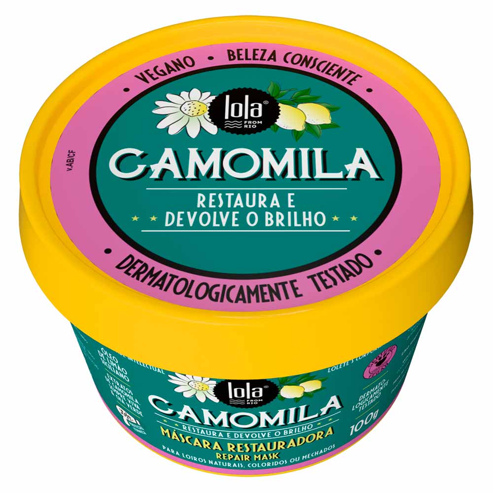 Máscara Restauradora Rio Camomila Lola From Rio 100g
