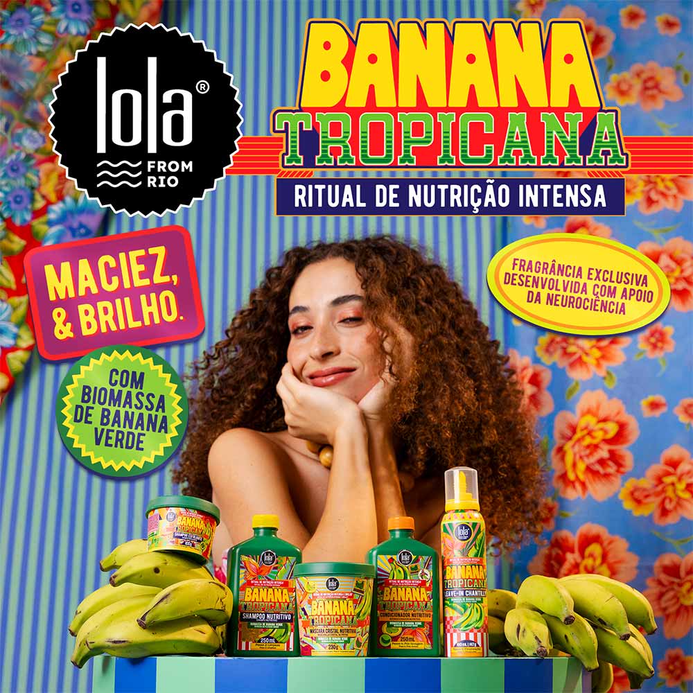 Shampoo Esfoliante Banana Tropicana Lola From Rio 100g