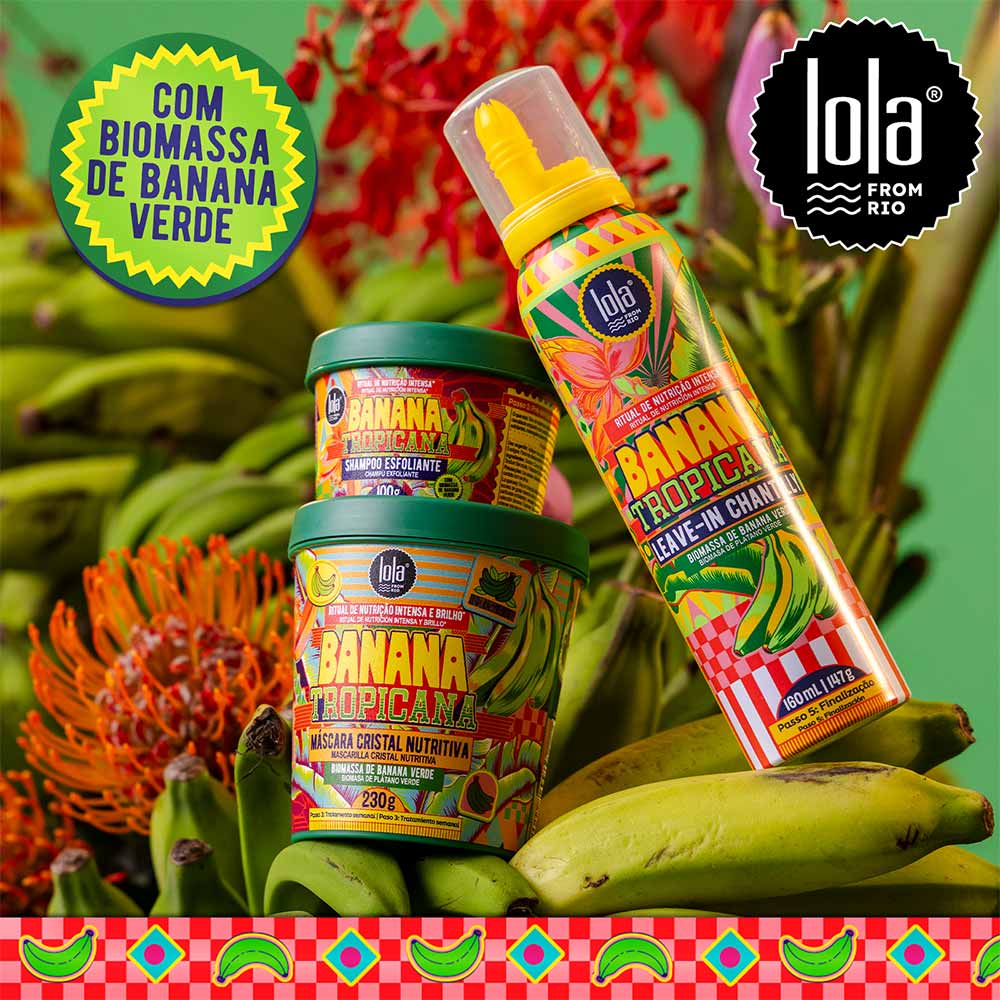 Shampoo Esfoliante Banana Tropicana Lola From Rio 100g